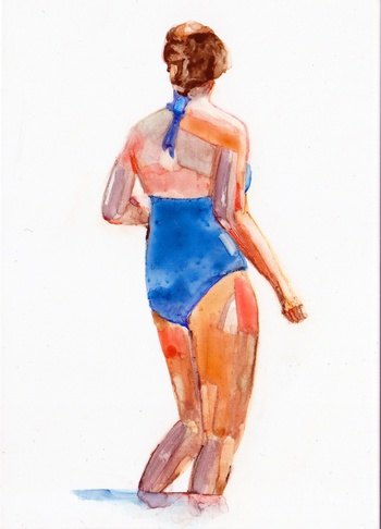 Beach figure 02 par Annabelle Shelton