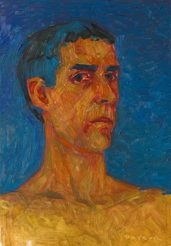 autoportrait en bleu by Olivier Payeur