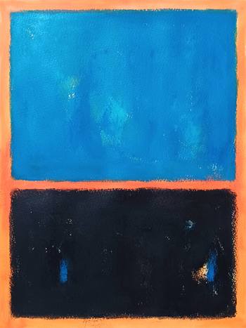 Blue and black II by Luis Medina Manso