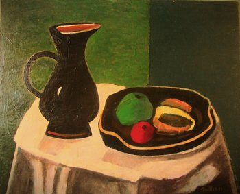 Nature Morte aux fruits et coquillages par Michel de Gouttes