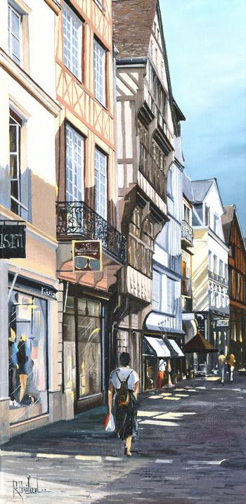 Rouen rue saint-romain (3) par Roger Bailleul