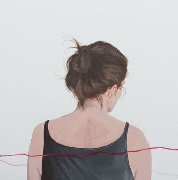 Rosa Bänder II by Karoline Kroiss