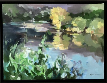 Paysage imaginaire  by Claudie Gimeno