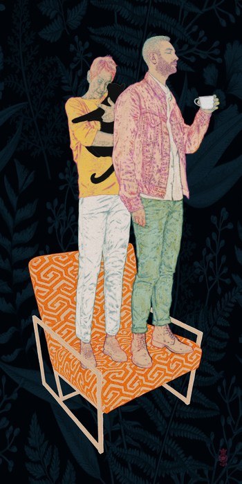 Alfred and Blythe 60 von Steve Moors