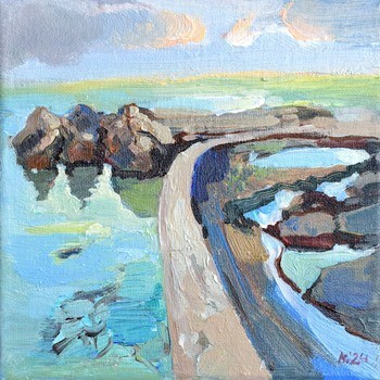 Coast. Gran Canaria by Asta Kulikauskaite Krivickiene