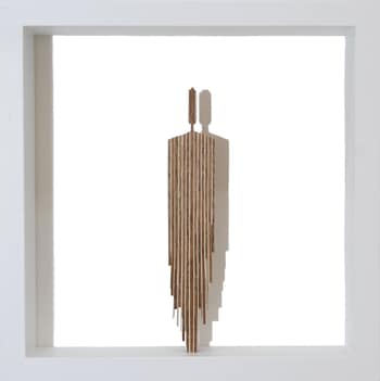 Human flow WALL #7-12 by Manfred Hellweger