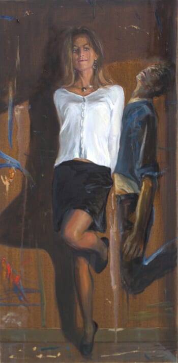  Dans ce vieil hôtel désaffecté et couvert de graffs , la lumière du réverbère sur le corps de Marie devenait étrange.  by François Pagé