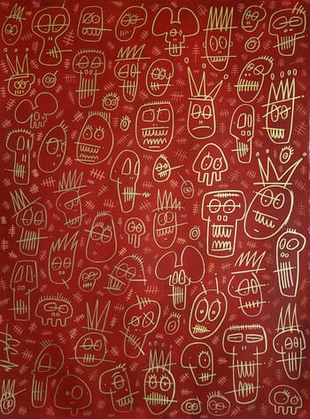 Snacky Red and Gold by Well Well