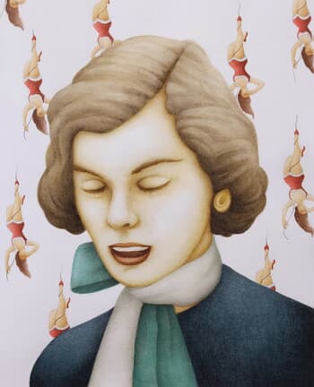 "A New American Dream" series (portrait with a trapeze artist) by Gonzalo Garcia Callegari