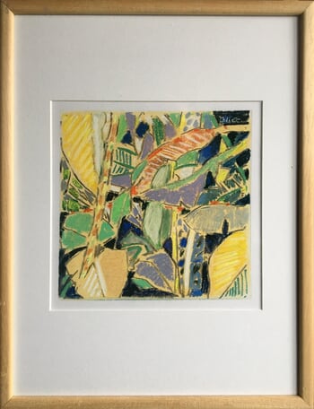 Feuille rouge  T100501 by Bernard Marie Collet