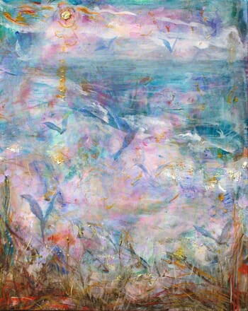 D'une bourrasque de printemps, il fallait bien renaître. Les mouettes cachaient leurs rires, de tes cheveux en mille vents. par François Pagé