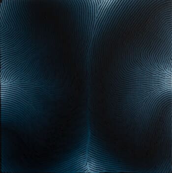 Indigo S1 01 2023 - 50 x 50 cm by Chris Pillot