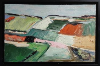 Green landscape by Sophie Dumont