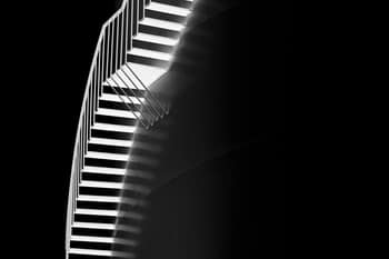 Eternity - Stairs 04 von Bruno Houdayer