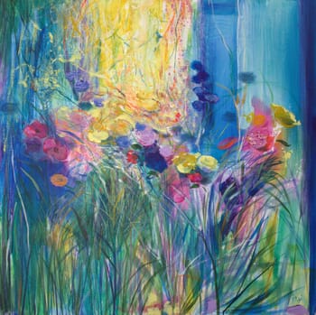  Après ta visite au jardin, tu semblais l'avoir fait fleurir en plein ciel. by François Pagé