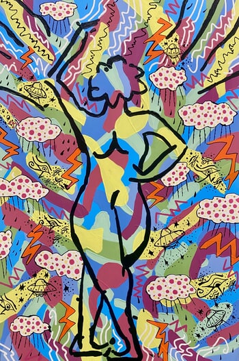 Alien Cloud Rain Dance von Francesco Polazzi