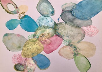 rencontre avec le printemps by Laurence G. Art