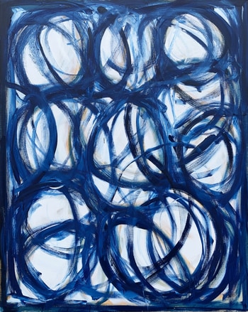 Blue Embrace II by Heidi Lanino