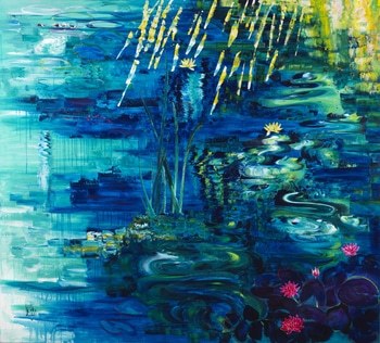 Nymphéas 84 by Joelle Kem Lika