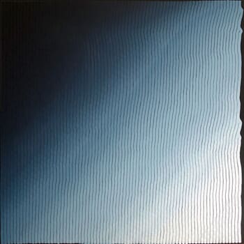 Indigo SI 17 2021 - 130 x 130 cm by Chris Pillot