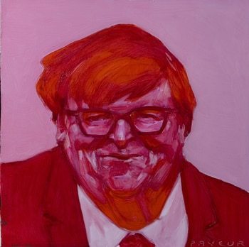 portrait pop rouge rose de Michael Moore von Olivier Payeur