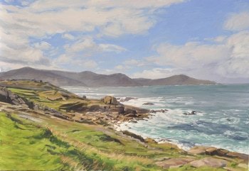 Coast of Galicia, morning light par Anne Baudequin