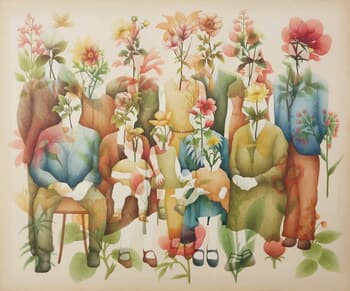 "Natural Sciences" series (family portrait) by Gonzalo Garcia Callegari