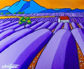 Lavandes sur le plateau de Valensole II by Olivier Boissinot