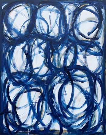 Blue Embrace I by Heidi Lanino