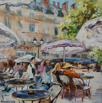 Lumière en ville by Olga Novokhatska