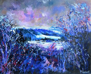 Winter in my countryside  by Pol Ledent