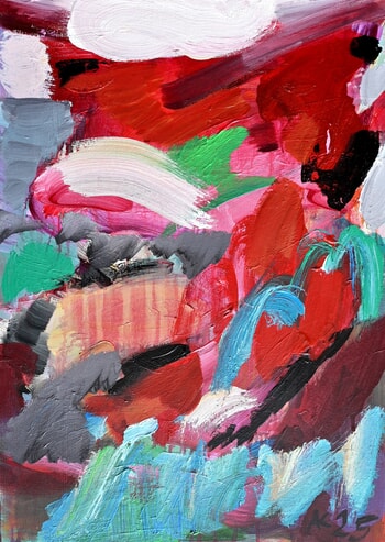 Red by Asta Kulikauskaite Krivickiene