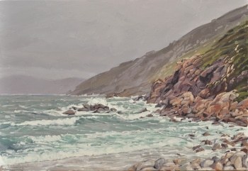 Coast of Galicia, Before the Rain par Anne Baudequin