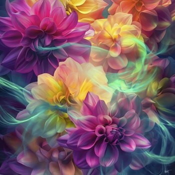 FLORAL MELI MELO 2 by HOLLY WATT