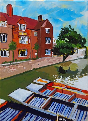 Cambridge punting par Valérie LE MEUR