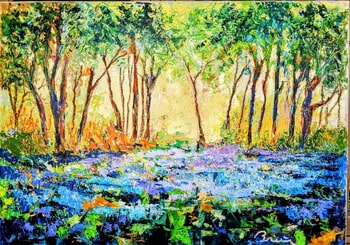 Clairière bleue  by Patrick Brière