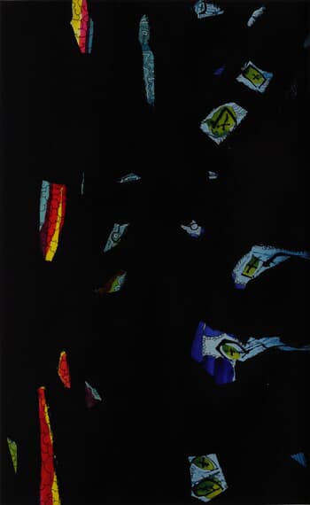 vitrail noir - Collection "noir et encre" par Thierry Virton
