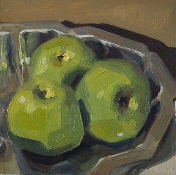 pommes vertes dans un plat von Olivier Payeur