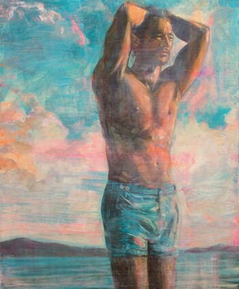  Presque antique et pourtant intemporelle, la silhouette d’Olympe se découpait sur le ciel. Il semblait tel un Atlante, supporter l’univers.  by François Pagé