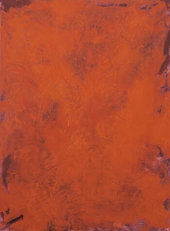 Trois peintures orange : 1 by Catherine Goursolas
