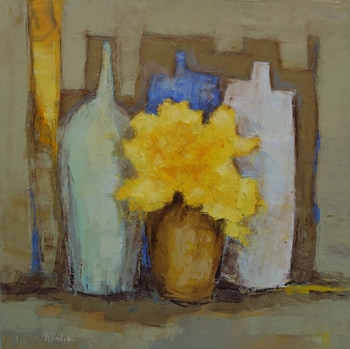 bouquet jaune von Régine Pivier-Attolini