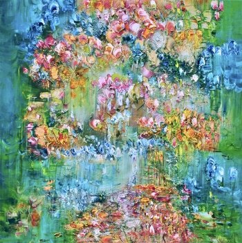 Monet’s Garden At Argenteuil by Victoria Horkan
