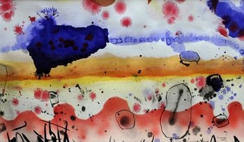 Nature abstraite - Collection "Encre et abstraction" by Thierry Virton