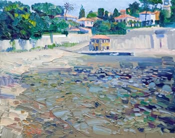 Une plage à Cap Ferrat by STAS (Stanislav Dyshlov)