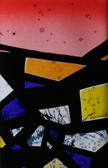 Vitrail - Collection "noir et encre" par Thierry Virton