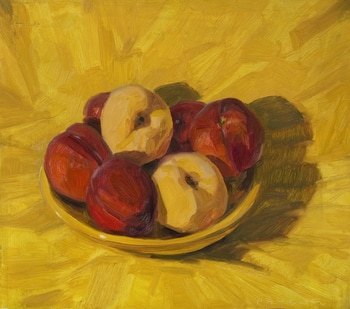 Pêches et nectarines en jaune by Olivier Payeur