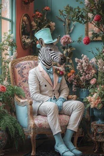 CLASSY ZEBRA by HOLLY WATT