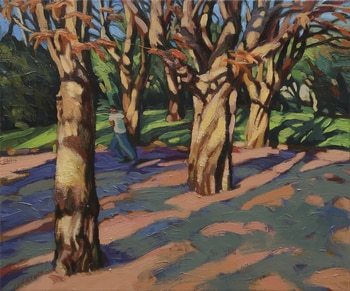 Soir au parc par Hélène Courtois-Redouté