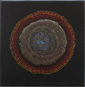 moonbow slice 20x20 2 by Sandra Brugger