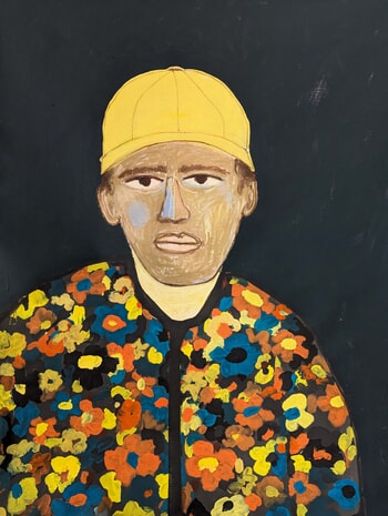 Le timide en veste à fleurs par Jéko